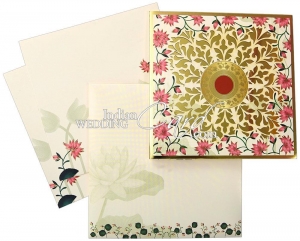 Floral Theme Wedding Cards